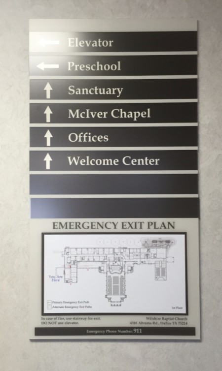 Custom Wayfinding Signs | Dallas, Fort Worth, Irving, TX