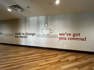 Transforming Ascension Coffee In Plano, TX With Stunning Wall Graphics