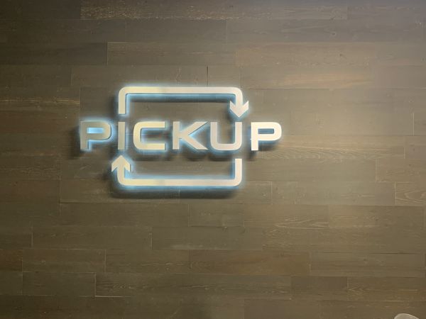 Custom Lobby Sign For Pickup Area