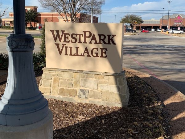 Stunning Monument Sign For Westpark Village