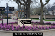 Top Tips For Designing And Installing Monument Signs